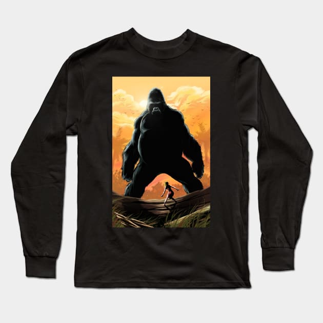 MEET KONG Long Sleeve T-Shirt by STARRJAM1969